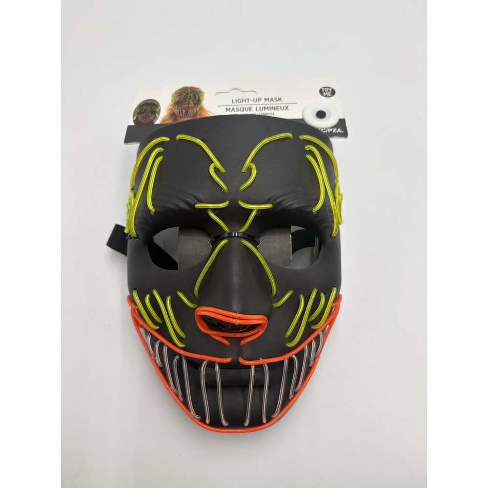 El Wire Light-Up Mask Halloween LED Mask